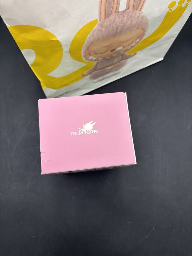 Authentic Pop Mart Labubu Exciting Macaron - TOFFEE Plush Pendant