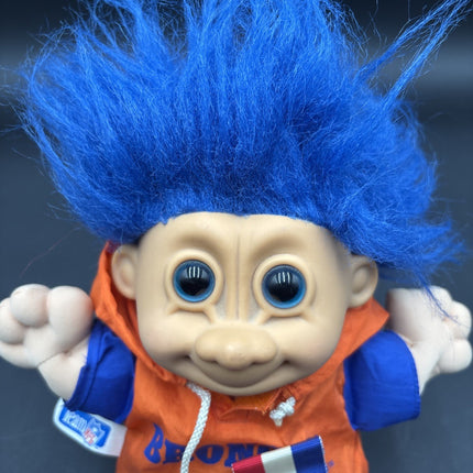 Denver Broncos Troll Doll Vintage NFL Mascot Rare 90s Collectible