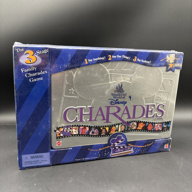 Disney Charades The 3 Stage Family Charades Game With Musical Timer In Tin Box