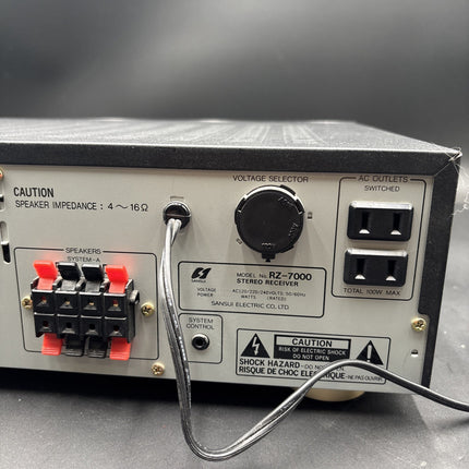 Sansui Audio Video Stereo Receiver RZ-7000 Working Tested Japan Working