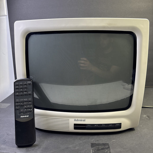 Admiral 13” Color TV #12301 00 W/Remote And Original Box