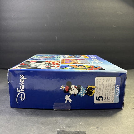 5 in 1 Disney Puzzles 2015 Ceaco Mickey Mouse Donald Goofy Minnie NEW