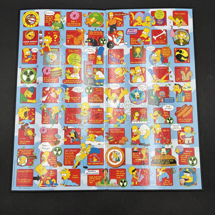The Simpsons Loser Takes All Party Game COMPLETE RoseArt 2001 Homer Bart Marge