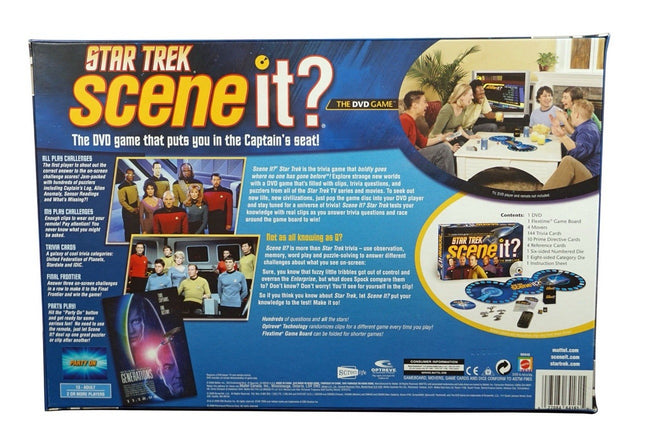 Star Trek Scene It? DVD Game with Real TV and Movie Clips Sealed NEW