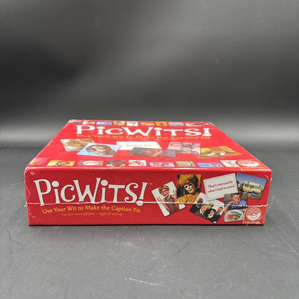 Picwits! Board Game - Use Your Wit To Make The Caption Fit 2012 Mindware Sealed
