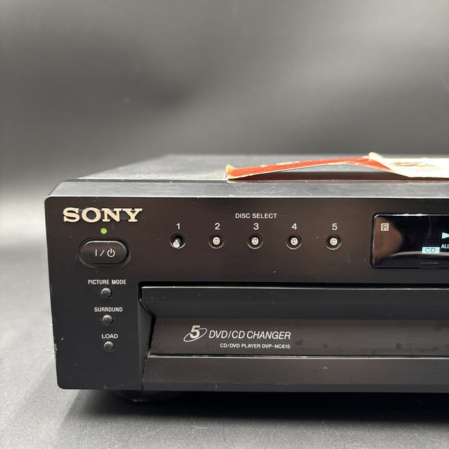 Sony DVP-NC615  5-Disc DVD/CD Carousel Player TESTED WORKING W/ Cord No Remote