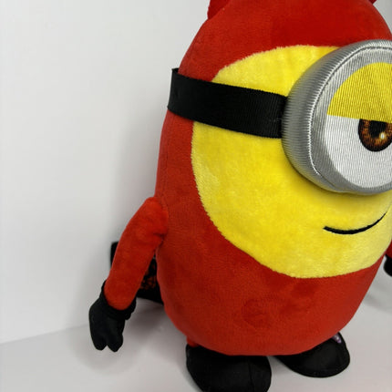 Minions Stuart Plush Devil Side Stepper Animated Halloween 11 Inch Stuffed Gemmy