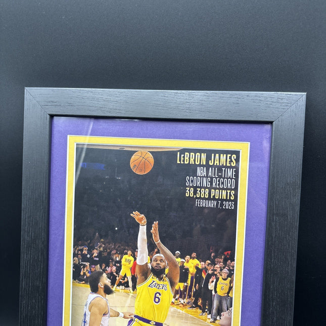 Los Angeles Lakers LeBron James Highland Mint NBA All-Time Scoring Record