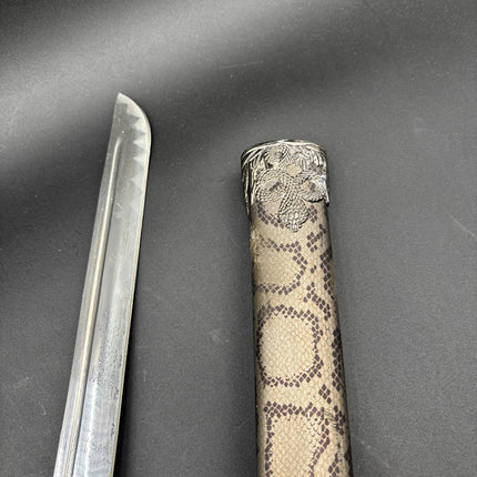 Stainless Steel Blade Snake Head Sword Japanese Samurai Katana