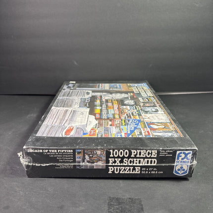 Puzzle 1000 Pc FX Schmid Decade of the Fifties 20"x27" Dented Box Marilyn Monroe