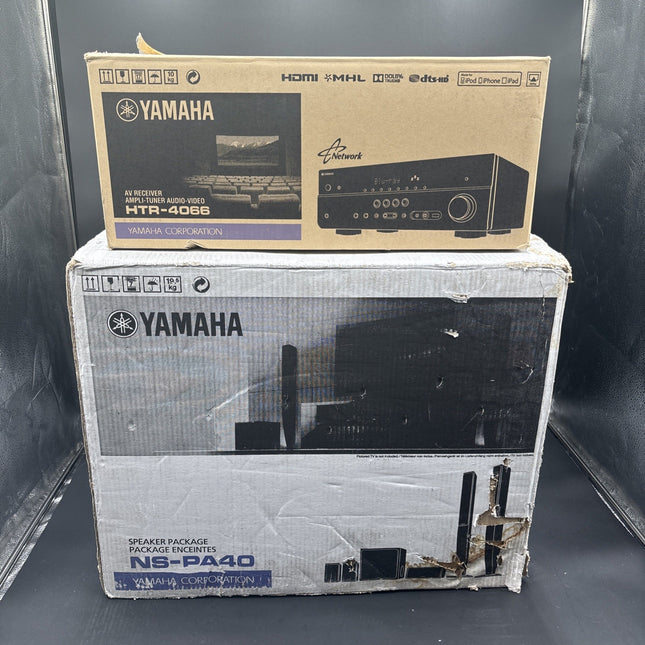 Yamaha HTR-4066 5.1 Av Receiver + NS-PA40 Speaker System - Home Theater Bundle