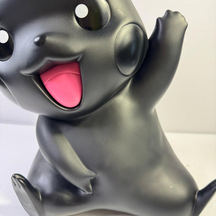GINORMOUS BLACK REALISTIC PIKACHU MODEL Lifesize Tall! 1/1 Pokemon Figure STATUE