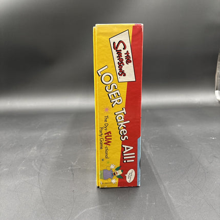 The Simpsons Loser Takes All Party Game COMPLETE RoseArt 2001 Homer Bart Marge