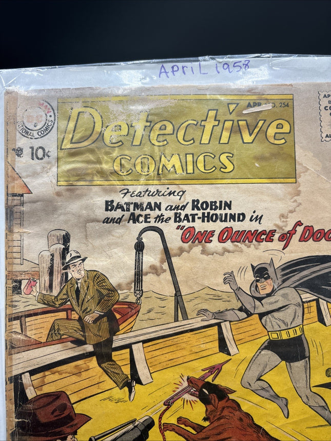 Detective Comics (1937) #254 Mid Grade Sheldon Moldoff Bat-Hound Cover/Story