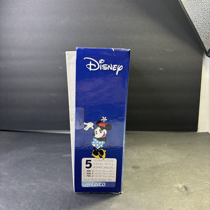 5 in 1 Disney Puzzles 2015 Ceaco Mickey Mouse Donald Goofy Minnie NEW