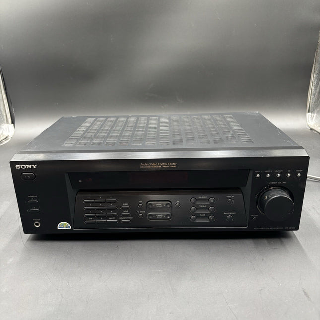 Sony AM/FM Stereo Receiver STR-DE185 Audio Video Control Center Tested & Working