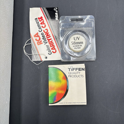 1984 RCA Color Video Camera w/ Viewfinder (CC017) SelectaVision, Made in Japan