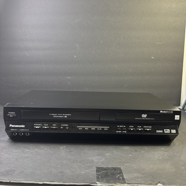 Panasonic PV-D4745 VCR DVD VHS Combo Player No Remote. Tested Working