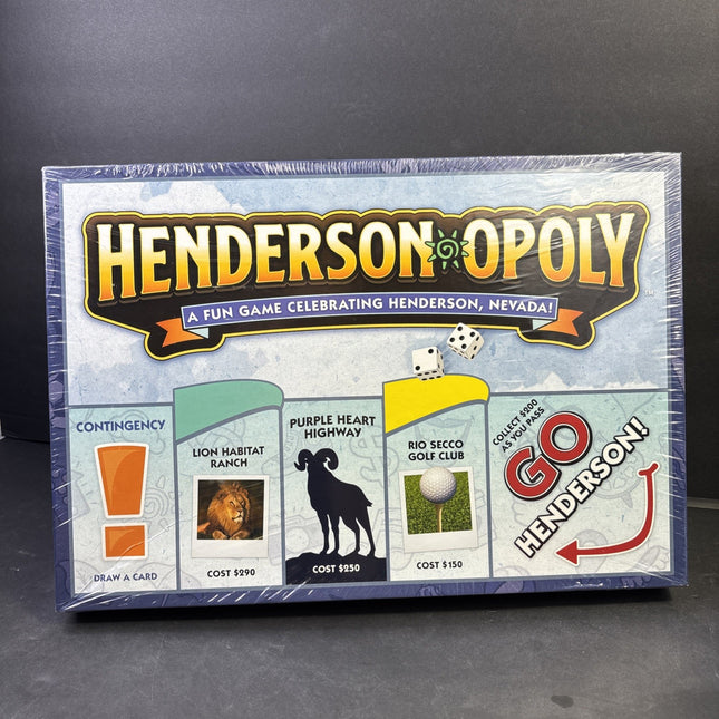 Hendersonopoly A Monopoly Themed Board Game Henderson Nevada NEW SEALED