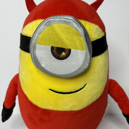 Minions Stuart Plush Devil Side Stepper Animated Halloween 11 Inch Stuffed Gemmy