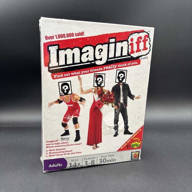 Imaginiff Mattel Board Card Game Imagine If 14+ Adult 2012 Party Game Night
