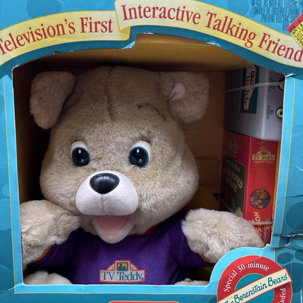 1993 TV Teddy Bear Television First Interactive Talking Vintage Berenstain Bears