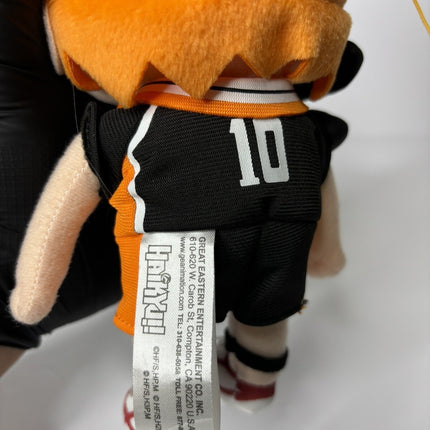 Haikyu!! SHOYO HINATA #10 PLUSH 9” Orange Black Stuffed Doll Crunchyroll
