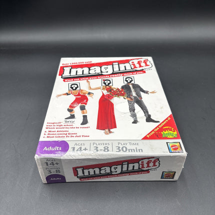 Imaginiff Mattel Board Card Game Imagine If 14+ Adult 2012 Party Game Night