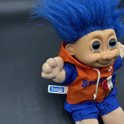 Denver Broncos Troll Doll Vintage NFL Mascot Rare 90s Collectible