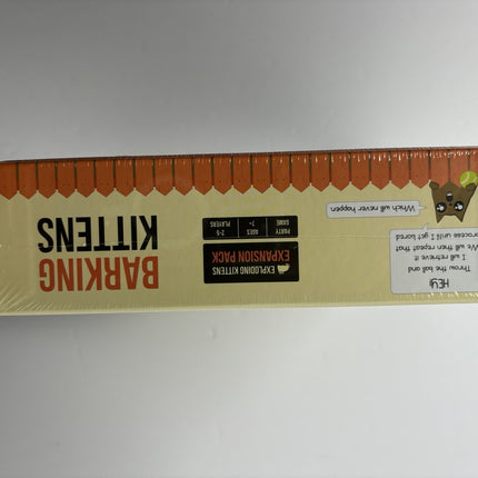 NEW Barking Kittens - Exploding Kittens Expansion Pack - Includes Cat Crown