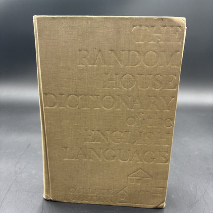 1969 The Random House Dictionary of the English Language College Ed 1st Printing