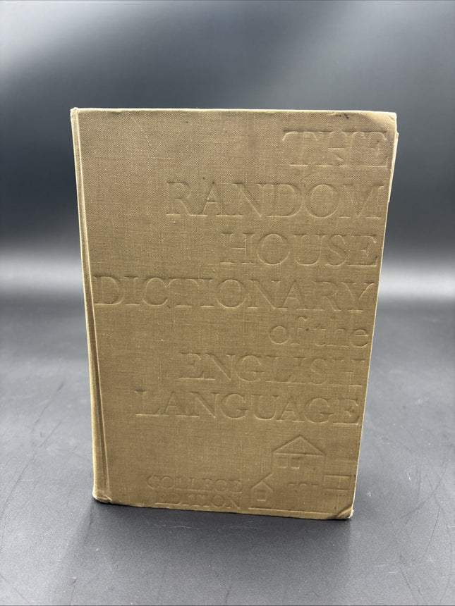 1969 The Random House Dictionary of the English Language College Ed 1st Printing