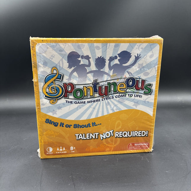 New & Sealed! Spontuneous The Song Game For Family Music Fun