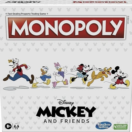 NEW Monopoly Disney Mickey and Friends Edition Hasbro Board Game - FREE SHIPPING