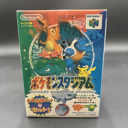 Pokemon Pocket Monster Stadium Nintendo 64 N64 JP Version CIB