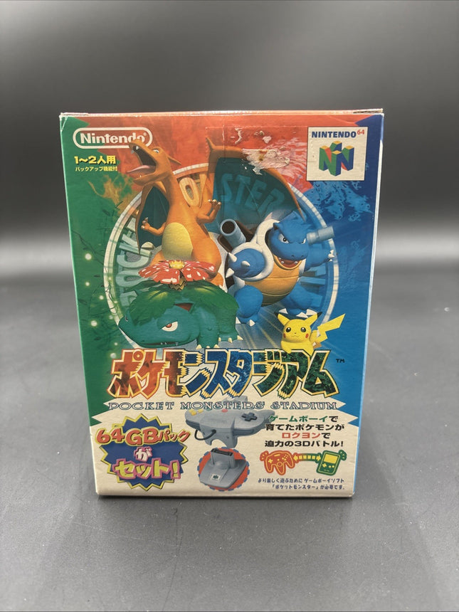 Pokemon Pocket Monster Stadium Nintendo 64 N64 JP Version CIB