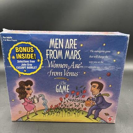 1998 Men Are From Mars, Women Are From Venus Board Game New in Box Sealed