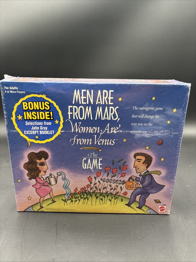 1998 Men Are From Mars, Women Are From Venus Board Game New in Box Sealed