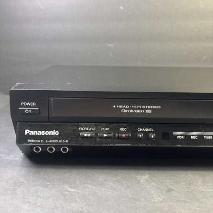 Panasonic PV-D4745 VCR DVD VHS Combo Player No Remote. Tested Working
