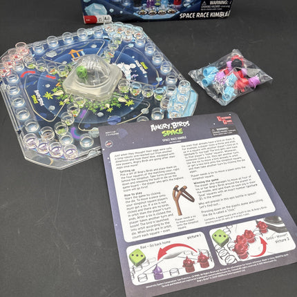 Angry Birds Space Race Kimble Game 01076 2012 University Games Open Box Complete