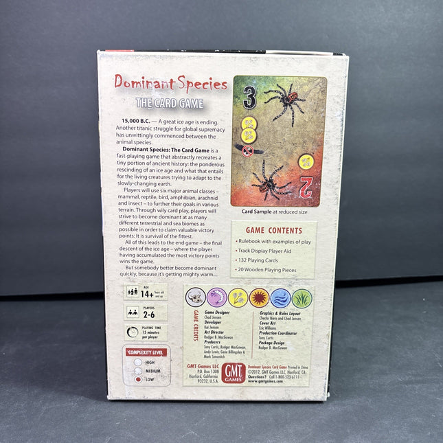 Dominant Species Board Game - GMT Games - 2012 Third Printing - All Components