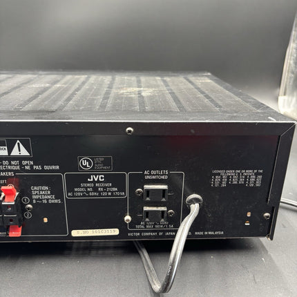 Vintage JVC RX-212 Stereo Receiver Tested ✅