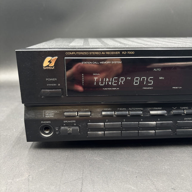 Sansui Audio Video Stereo Receiver RZ-7000 Working Tested Japan Working