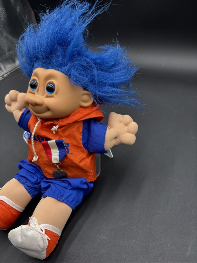 Denver Broncos Troll Doll Vintage NFL Mascot Rare 90s Collectible