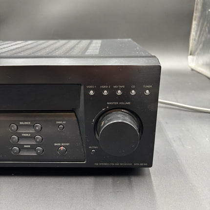 Sony AM/FM Stereo Receiver STR-DE185 Audio Video Control Center Tested & Working