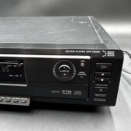 Sony DVP-C650D 5-Disc CD DVD Video Player Changer Digital  Tested