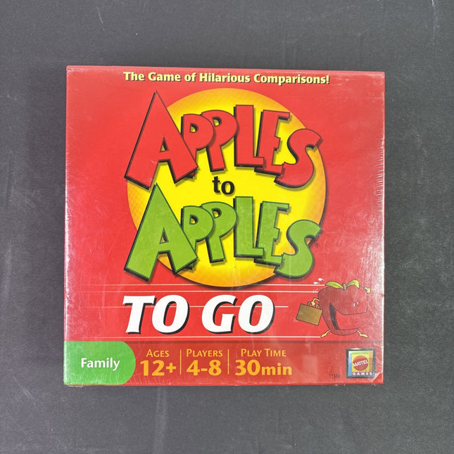 Apples To Apples To Go Family Board Game Mattel Games 4-8 Players New Sealed￼