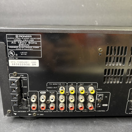 Vintage Pioneer VSX-455 Audio / Video Stereo Receiver