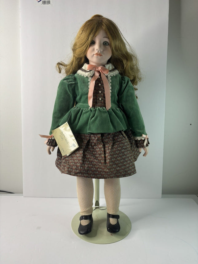 Vintage 23” Goebel By Betty Jane Porcelain Limited “Mimi” Redhead W/box