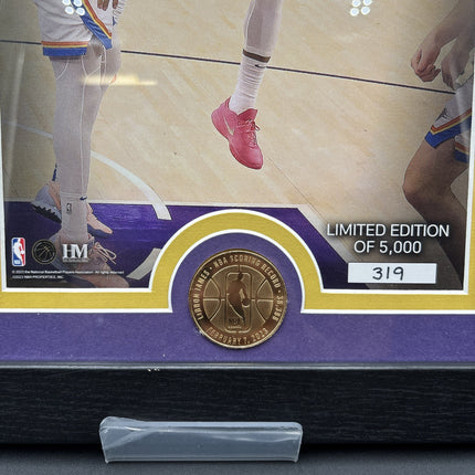 Los Angeles Lakers LeBron James Highland Mint NBA All-Time Scoring Record